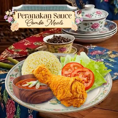 1 Pcs Peranakan Chicken Rice Ala Carte - A&W Menu