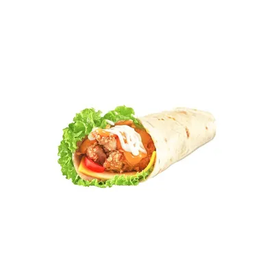 1 Wrap - Royal Fried Chicken Menu