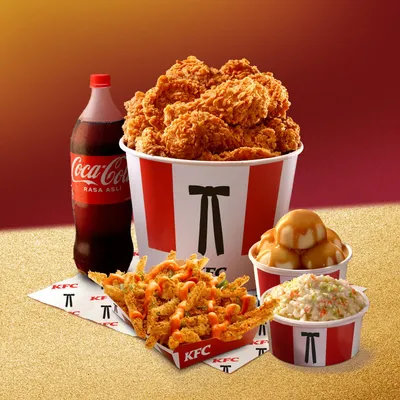 10-pc Bucket Kongsi with Quby Red Packet - KFC Menu