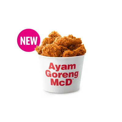 10pcs Ayam Goreng McD Regular - McDonald's Menu