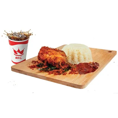 1pc Ayam Berempah Set - Royal Fried Chicken Menu