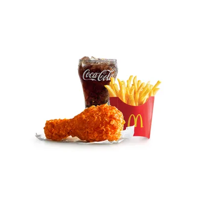 1pc Ayam Goreng McD Spicy Medium McValue Meal - McDonald's Menu