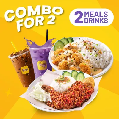2 Pax Combo - Pop Meals Menu