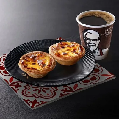 2-pc Portuguese Egg Tart Combo - KFC Menu
