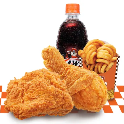 2 pcs Aroma Chicken Combo - A&W Menu