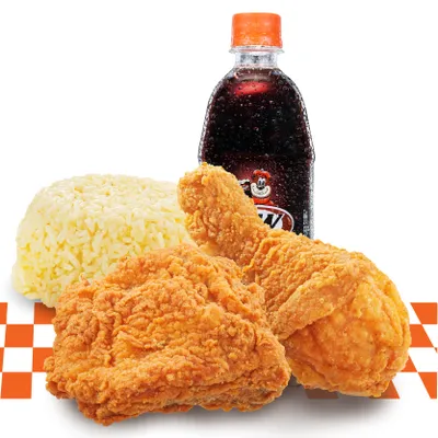 2 pcs Aroma Chicken Combo with Nasi Aroma - A&W Menu