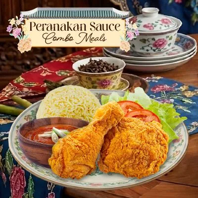 2 Pcs Peranakan Chicken Rice Ala Carte - A&W Menu
