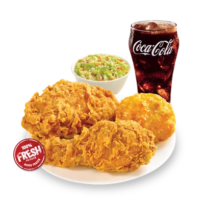2 Pieces Chicken Combo - Texas Chicken Menu