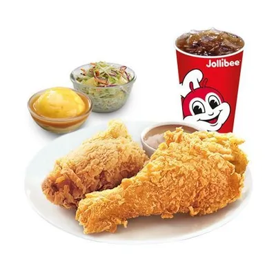 2pc ChickenJoy Meal w/2 side - Jollibee Menu