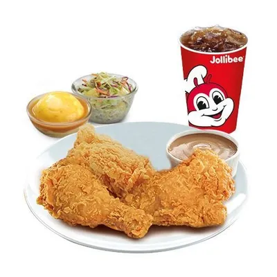 3pc ChickenJoy Meal w/2 side - Jollibee Menu