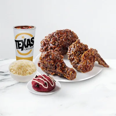 3pc Lunar Fortune Chicken Combo A - Texas Chicken Menu