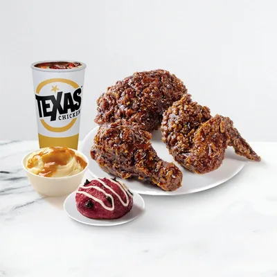 3pc Lunar Fortune Chicken Combo B - Texas Chicken Menu