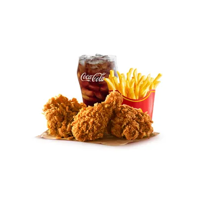 3pcs Ayam Goreng McD Regular Large McValue Meal - McDonald's Menu