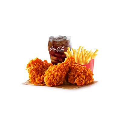 3pcs Ayam Goreng McD Spicy Medium McValue Meal - McDonald's Menu
