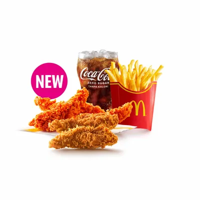 5pcs Ayam Tenders McD Mixed Large McValue Meal - McDonald's Menu