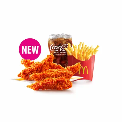 5pcs Ayam Tenders McD Spicy Medium McValue Meal - McDonald's Menu