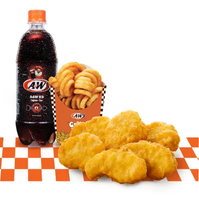 6 pcs Chicken Nuggets Combo - A&W Menu