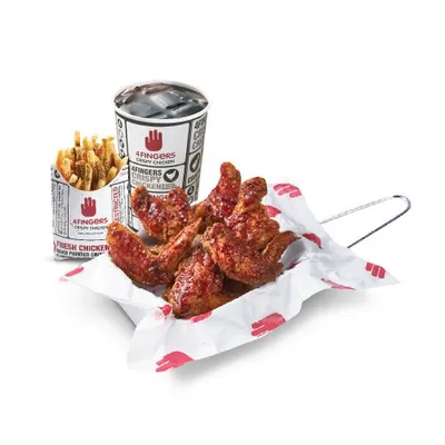 6 Pcs Wingettes & Drumettes Combo - 4Fingers West Malaysia Menu