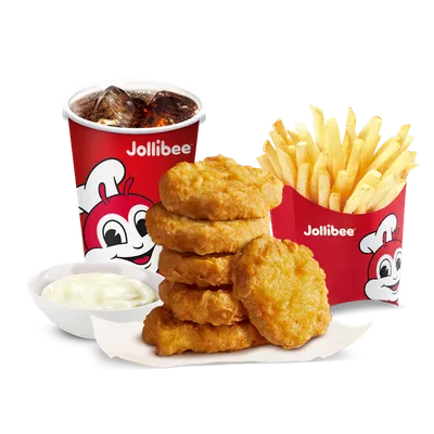 6pc Chicken Nugget Meal - Jollibee Menu