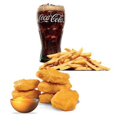 6pcs Nuggets Medium Meal - Burger King Menu