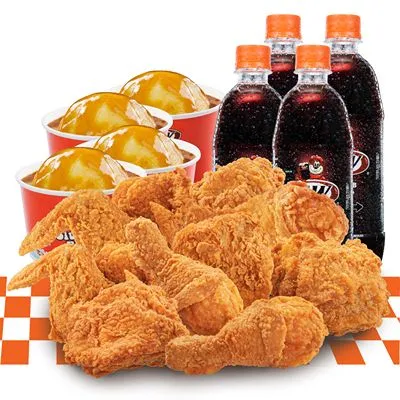 9 Pcs Aroma Chicken Mashed Combo - A&W Menu