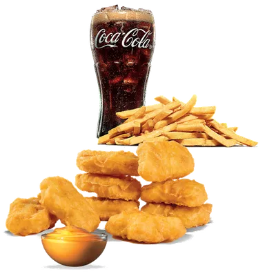9pcs Nuggets Large Meal - Burger King Menu