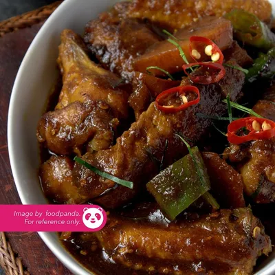 A08. Nasi Goreng Ayam Berlada - Village Grill Menu