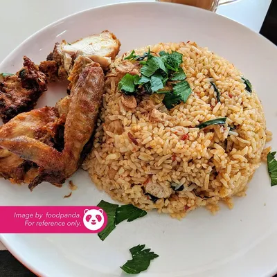 A10. Nasi Goreng Black Pepper Chicken - Village Grill Menu