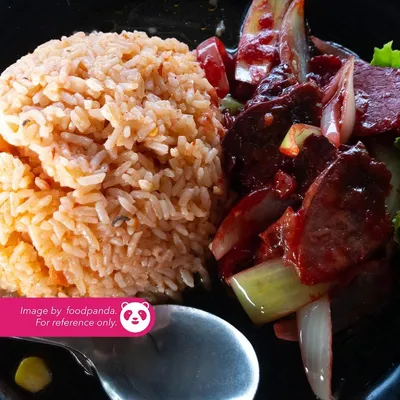 A11 Nasi Goreng Blackpepper Beef - Village Grill Menu