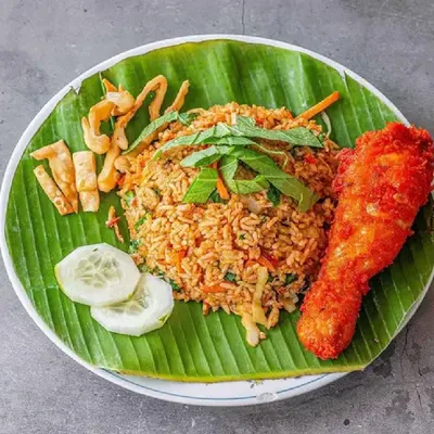 A19. Nasi Goreng Kampung Ayam - Village Grill Menu