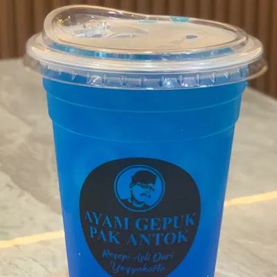 Air Blue Lemon Ais - Restoran Ayam Gepuk Pak Antok Menu