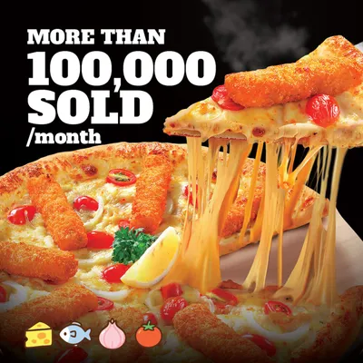 Alaska Fish ‘N’ Chip Pizza🐟✨ - US Pizza Penang Menu