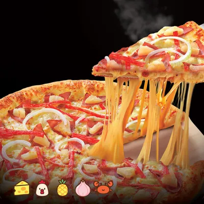 Aloha Deluxe Pizza 🍍🦀 - US Pizza Penang Menu