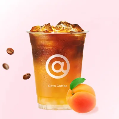 Apricot Sparkling Americano - Cotti Coffee 库迪咖啡 Malaysia Menu