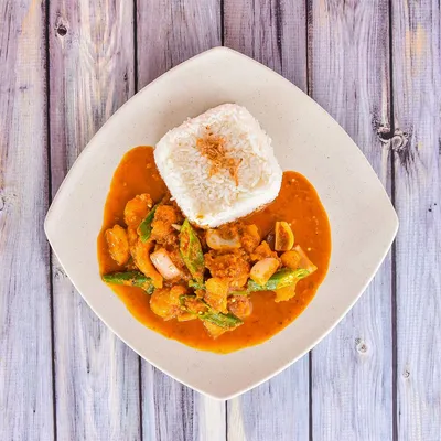 Asam Fish Rice - Kafe Strawberry Fields @ Glenmarie Menu