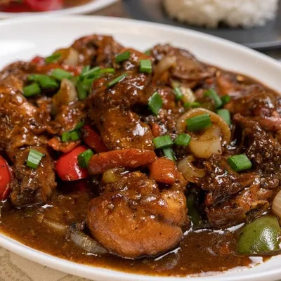 ayam masak black pepper - Dayana Ala Thai Seafood Menu