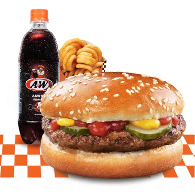 Beef Burger Combo - A&W Menu