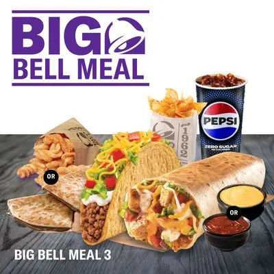 Big Bell Meal 3 - Taco Bell Menu