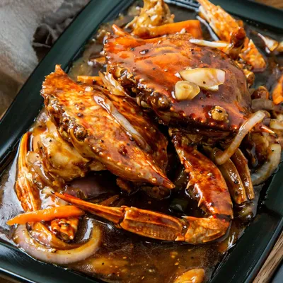 Black Pepper Crab - Pak Cik Wong Group Menu