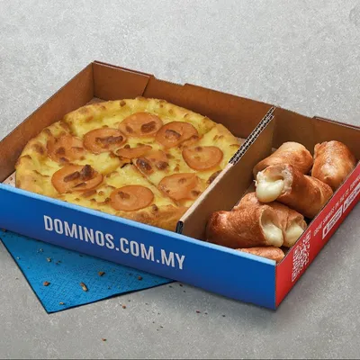 BoxKu Chicken Pepperoni - Domino's Pizza Menu