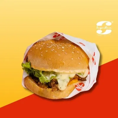 Broasted Chicken Burger - Sugarbun Menu