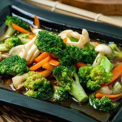 Broccoli with Mushroom - Pak Cik Wong Group Menu