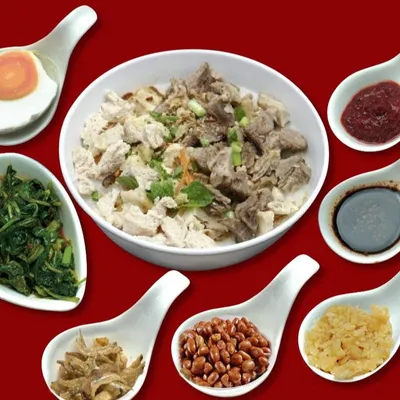Bubur Daging + Ayam Istimewa - Bubur Istimewa Melaka Menu