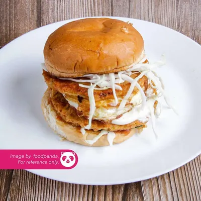 Burger Ayam Double Special - H Deens Corner Menu