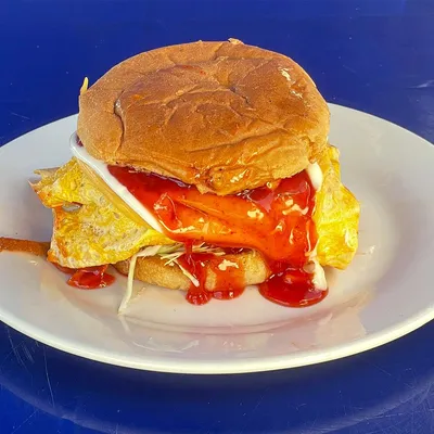 Burger Ayam Double Special - Midnight Burger Station Menu