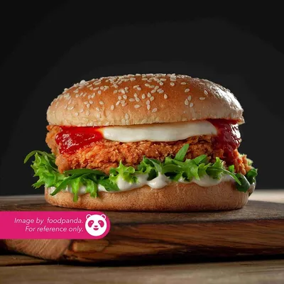 Burger Chicken Crispy Cheese - Warung Santai Meru Menu