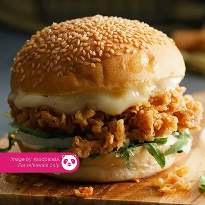 Burger Chicken Crispy - Warung Santai Meru Menu