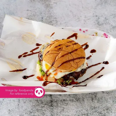 Burger Daging Biasa - H Deens Corner Menu