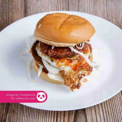 Burger Daging Double Special - H Deens Corner Menu