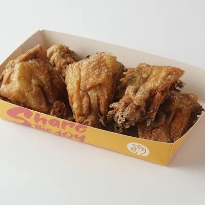 C14. Fried Triangle With Back Bone - Chickilicious (Api Api) Menu
